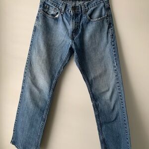 Levi's Light Blue Straight-Leg Jeans 29 w x 30 L